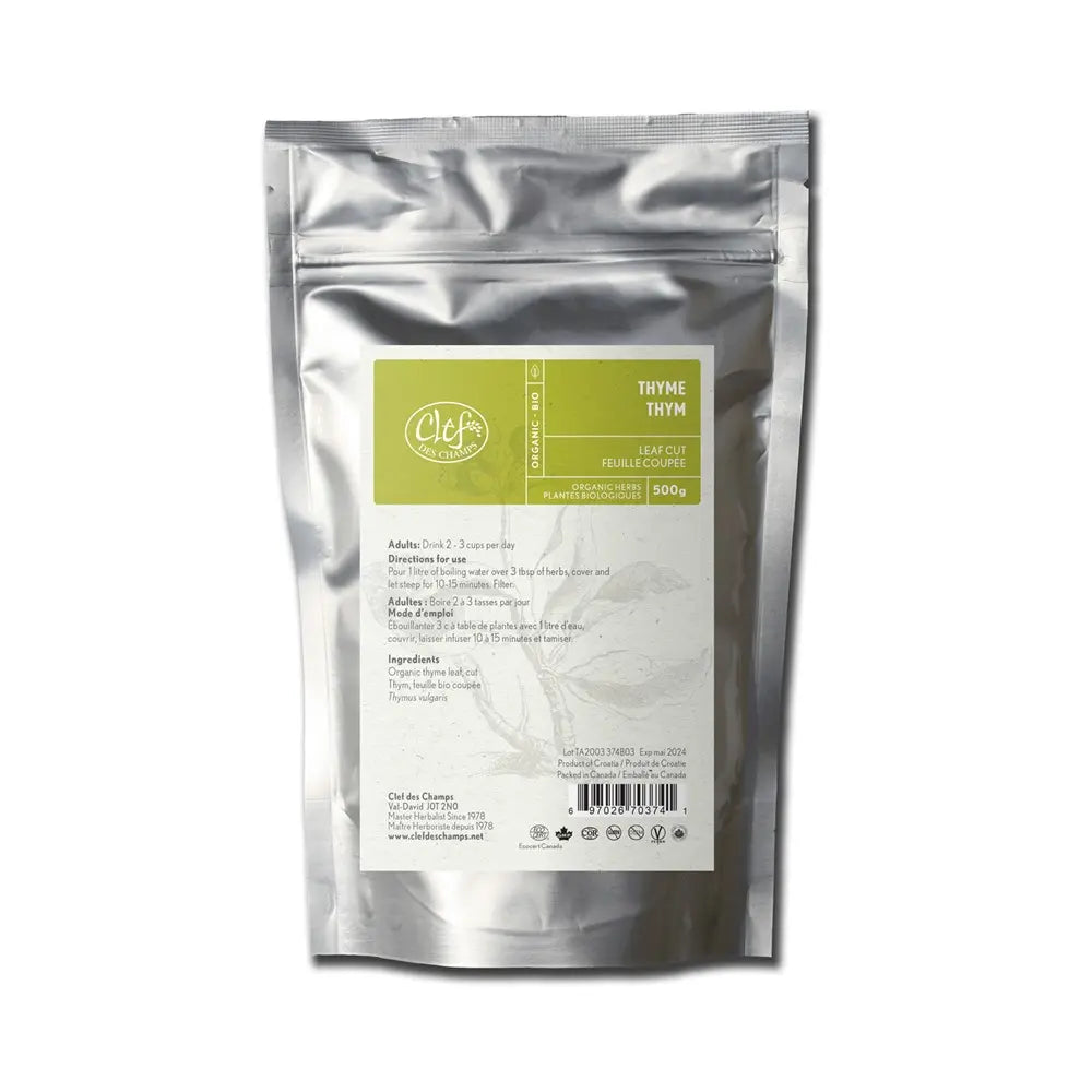 Thyme Organic Loose Tea | Clef Des Champs | 60 gr or 500 gr
