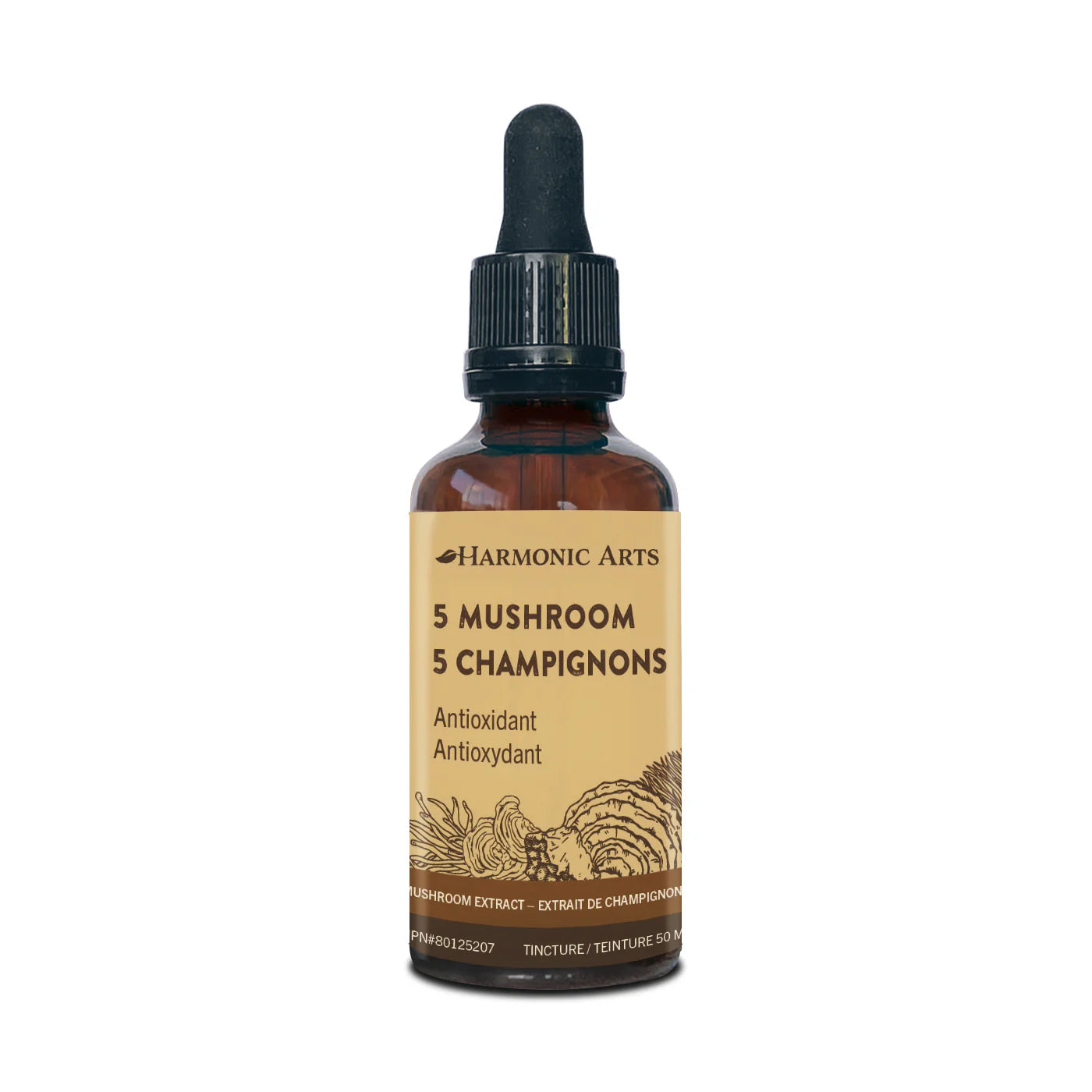 5 Mushroom Tincture | Harmonic Arts | Variant Sizes