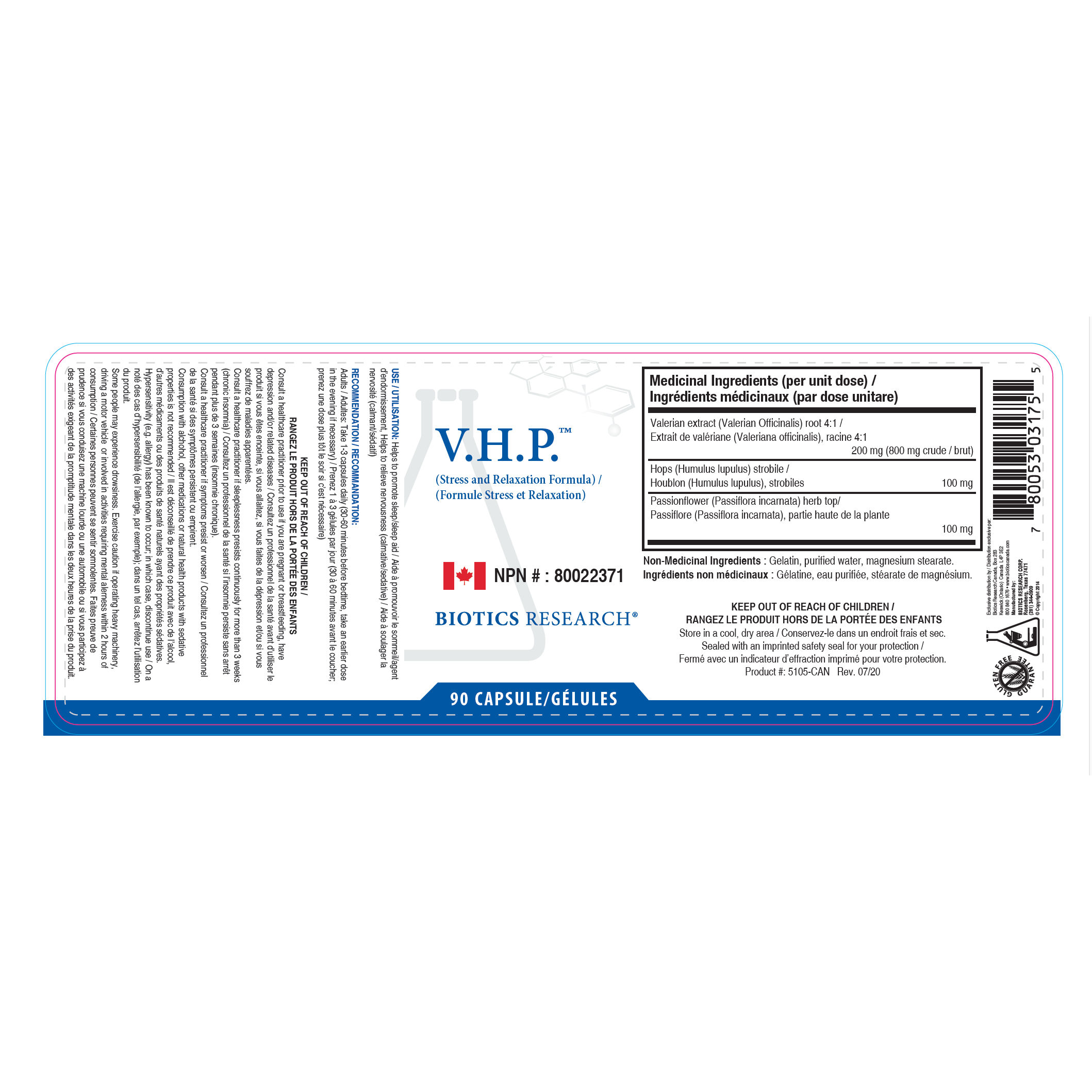 V.H.P.™ | Biotics Research® | 90 Capsules