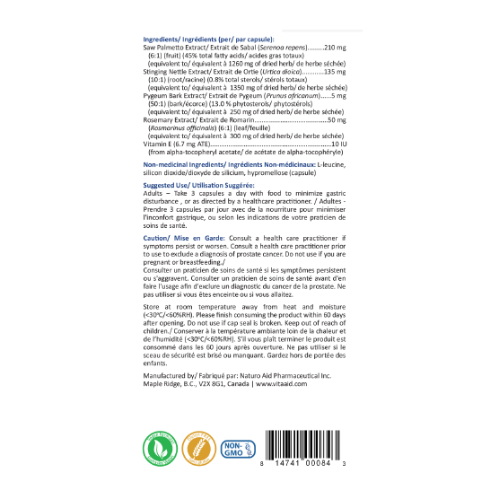 Prostaxin by Vita Aid® – Prostate & Urinary Support | 84 Capsules