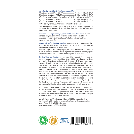 Bifido-PB30+ DF | Vita Aid® | 42 Capsules