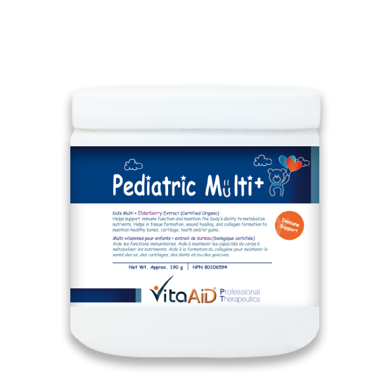 Pediatric Multi+ by Vita Aid® – Complete Children’s Multivitamin & Mineral Support | 60 Servings (190 g)