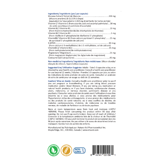 Synerdopa | Vita Aid® | 84 Capsules