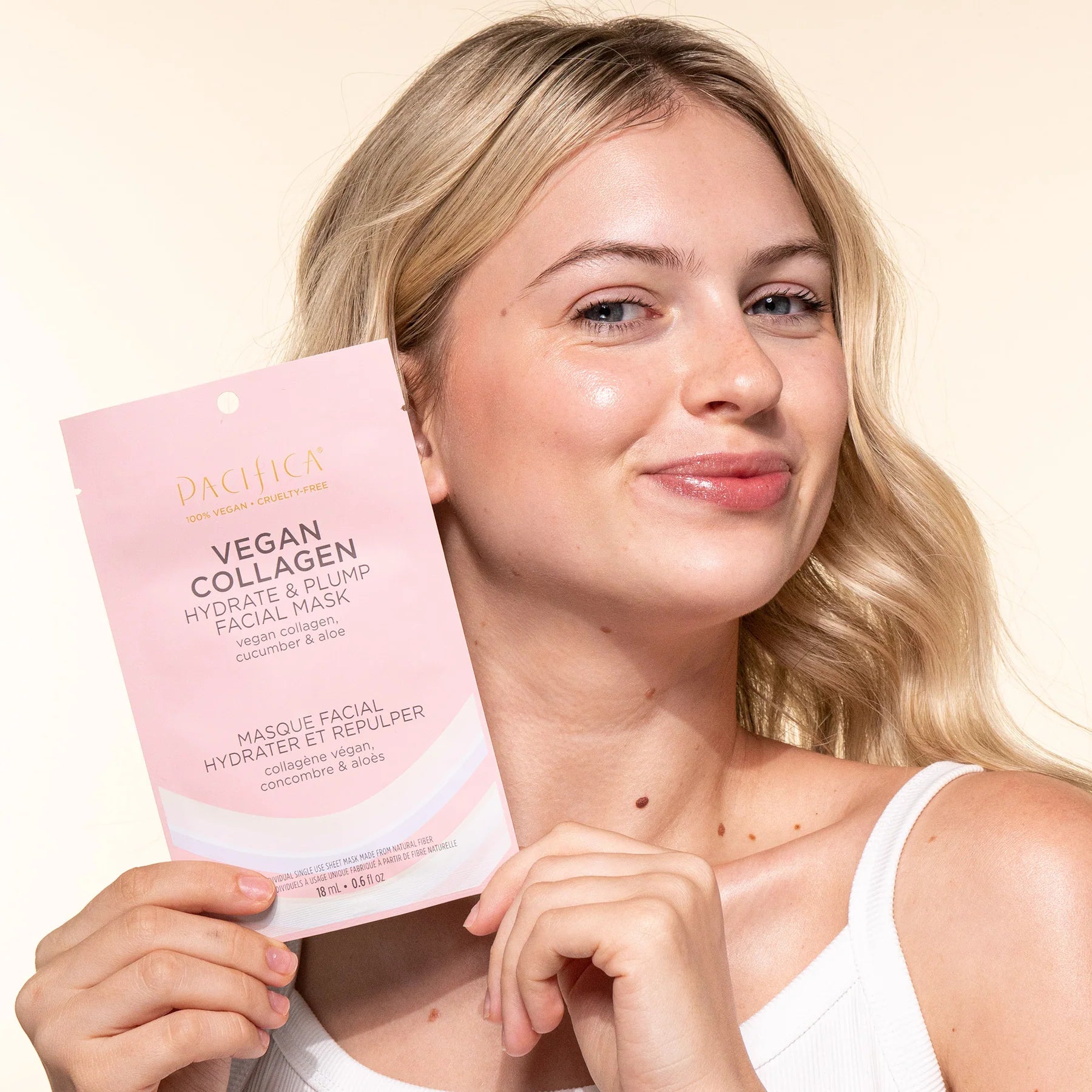 Vegan Collagen Hydrate & Plump Face Mask | Pacifica | 18 mL (0.6fl. oz)