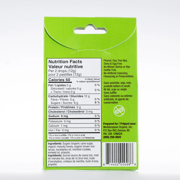 Manuka Honey Drops | Wedderspoon® | Various Flavours