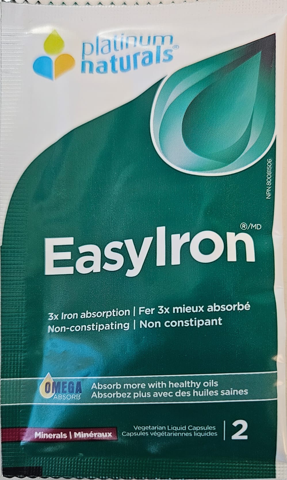 Easy Iron | Platinum Naturals® | 60 or 120 Capsules