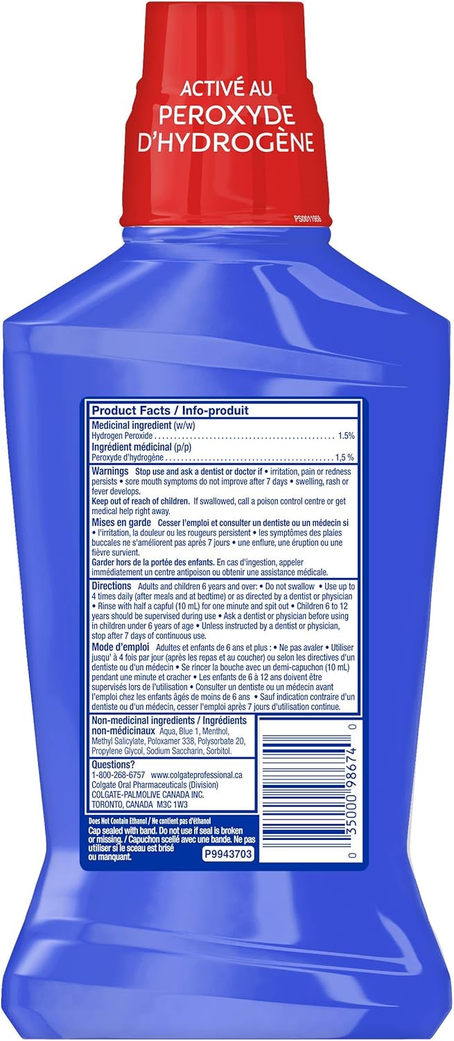Peroxyl Mouth Sore Rinse | Colgate® | 237 mL