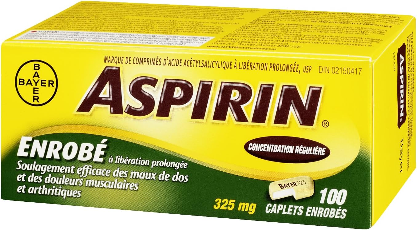 Regular Strength 325mg | ASPIRIN® |100 Caplets