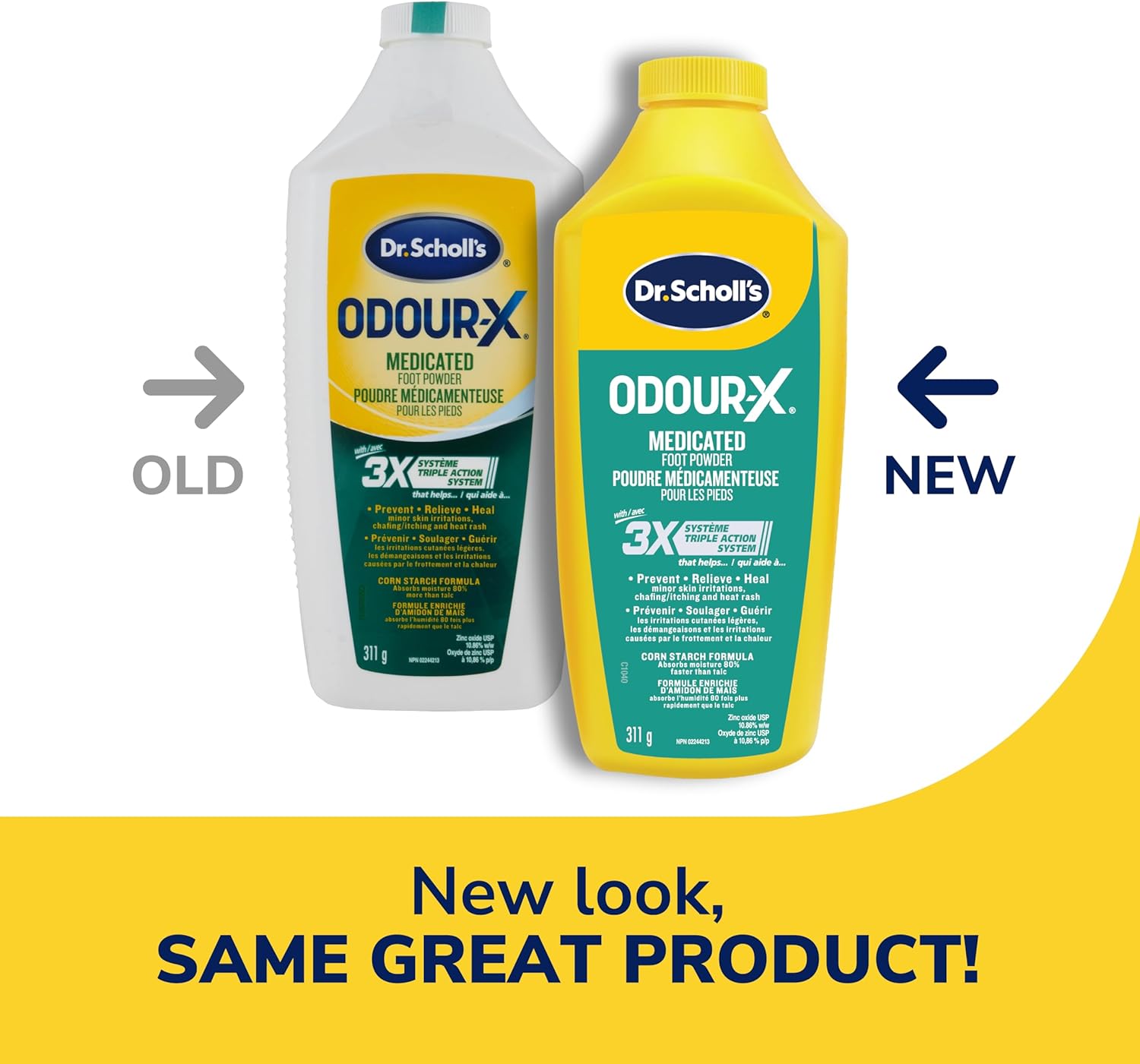 Odour Destroyers Medicated Foot Powder | Dr. Scholl's® | 311 g