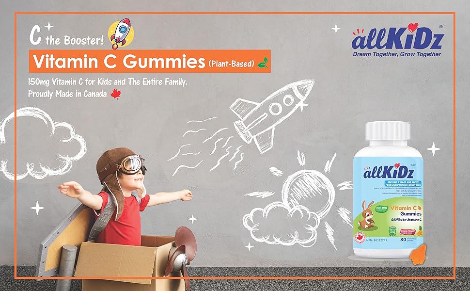 Vitamin C Gummies | allKiDz® | 80 Gummies