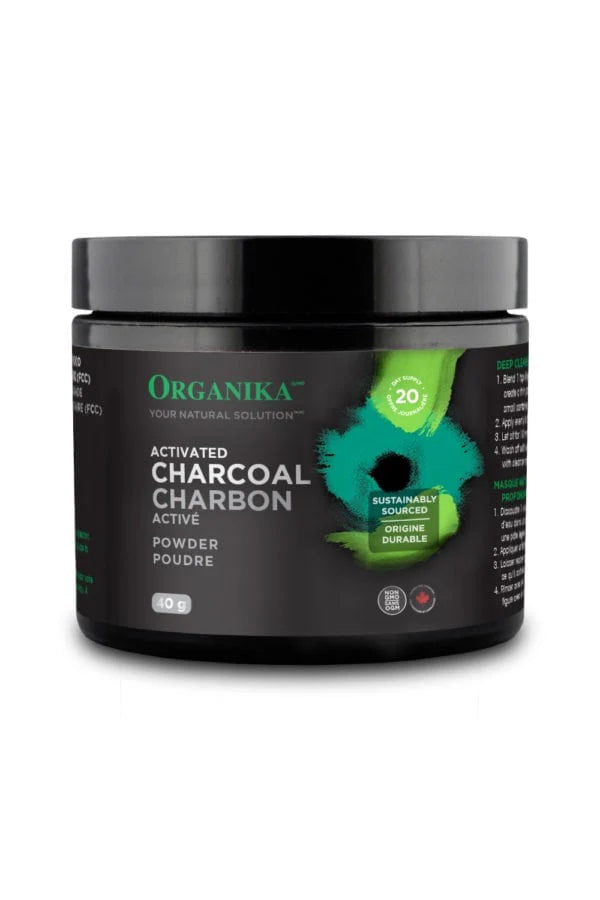 Activated Charcoal Powder | Organika® | 40 gr or 100 gr