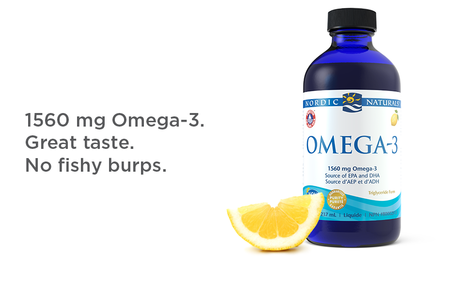 Omega-3 Liquid | Nordic Naturals® | 237 or 473 mL