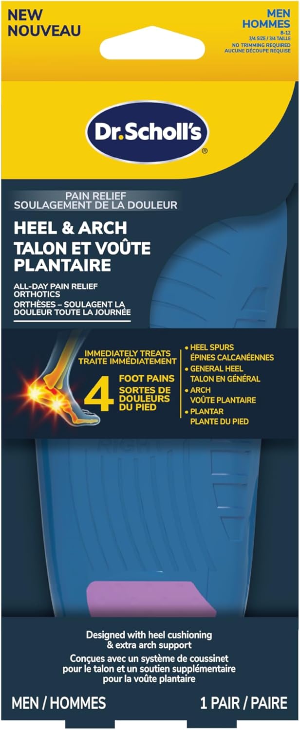 Heel & Arch All-Day Pain - For Him | Dr. Scholl's® | 1 pair