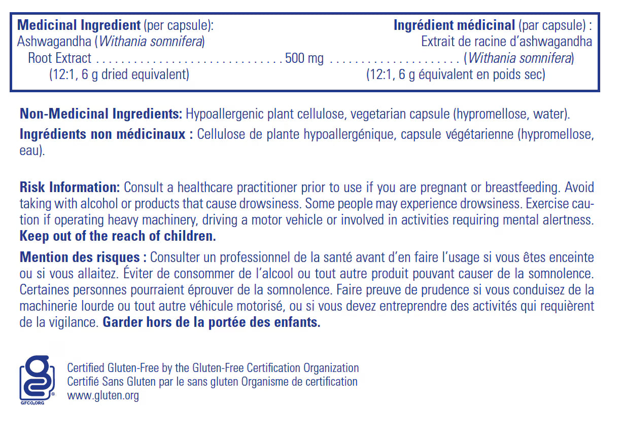 Ashwagandha by Pure Encapsulations® – Stress, Mood & Cognitive Support | 120 Vegetable Capsules