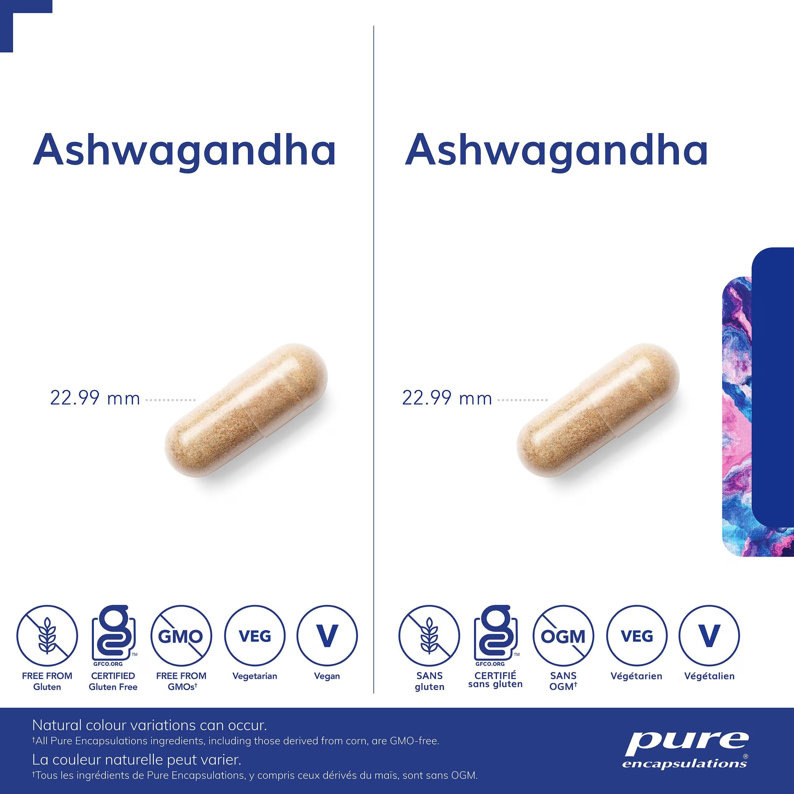 Ashwagandha by Pure Encapsulations® – Stress, Mood & Cognitive Support | 120 Vegetable Capsules