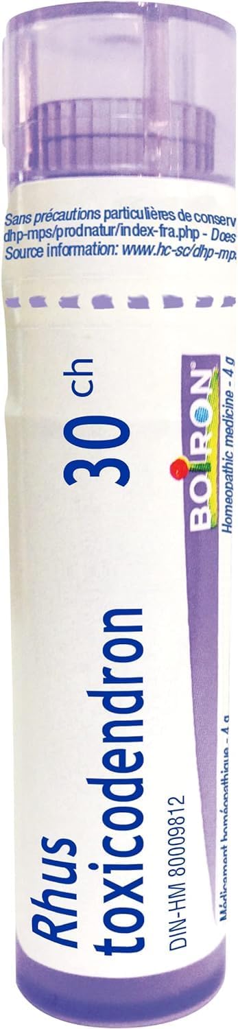 Rhus toxicodendron 30ch | Boiron® |Each tube contains 4 g (approximately 80 pellets)