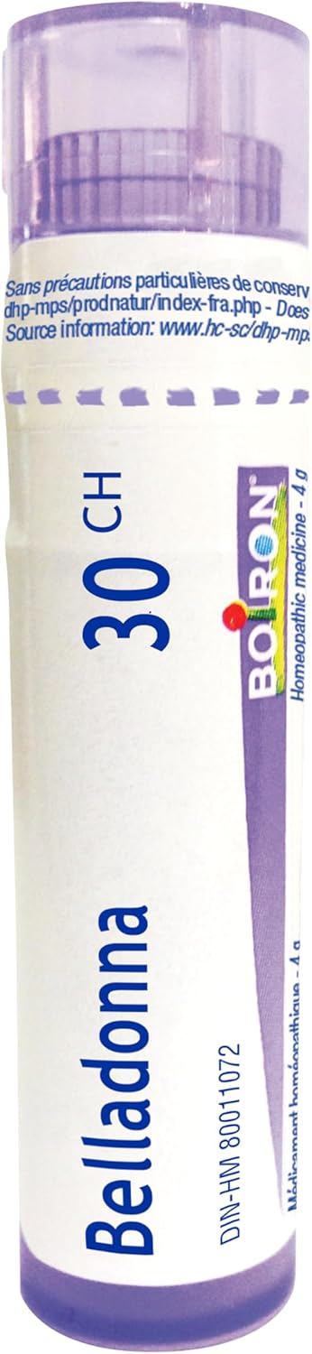 Belladonna 30ch | Boiron® | Each tube contains 4 g (approximately 80 pellets)