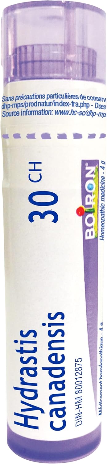 Hydrastis canadensis 30ch | Boiron® | Each tube contains 4 g (approximately 80 pellets)