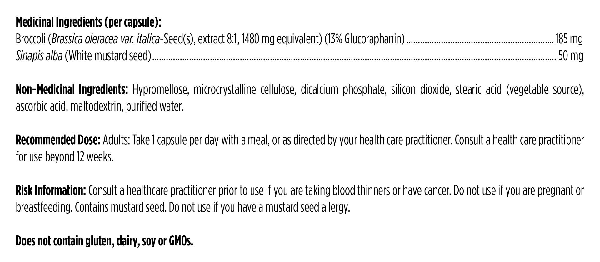 BroccoProtect™ | Designs for Health® | 90 Vegetarian Capsules