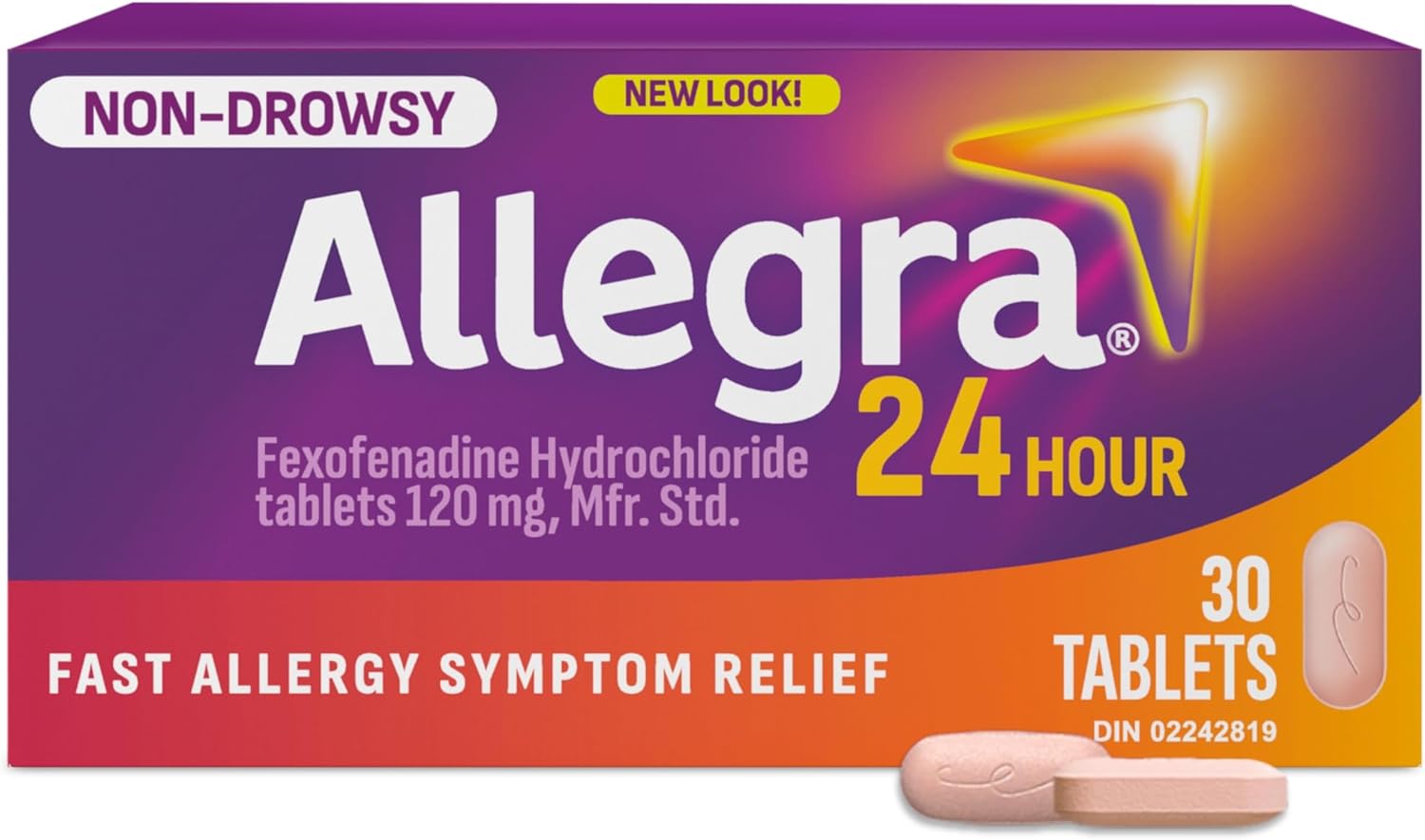 24 Hour Allergy Medication | Allegra® | 12 tab