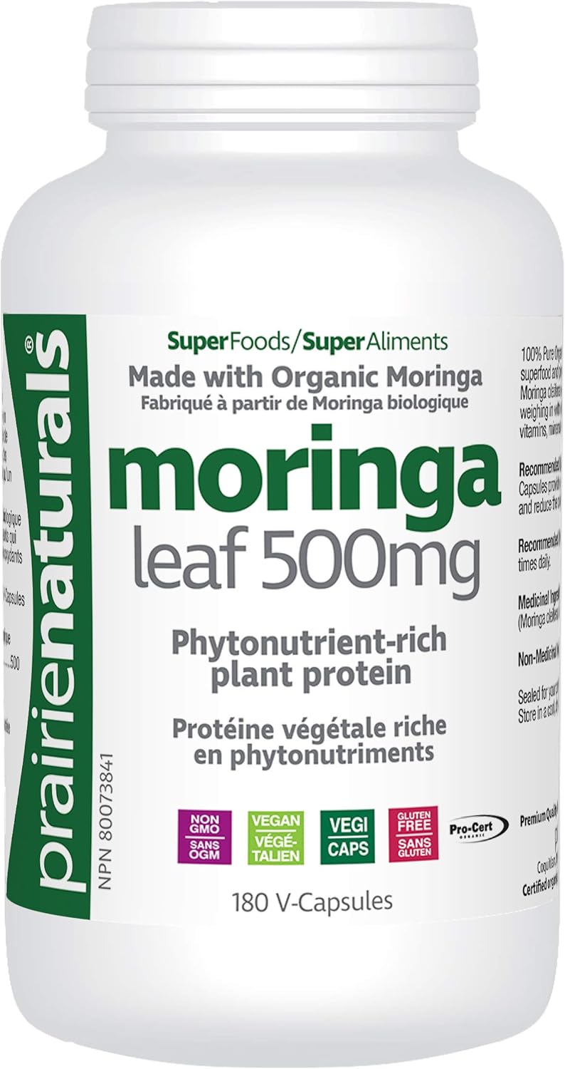 Organic Moringa Leaf | Prairie Naturals® | caps-Powder