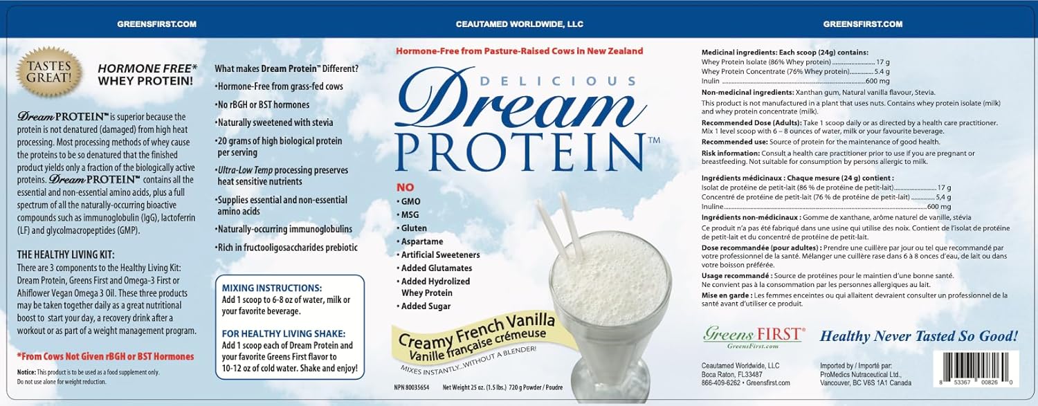 Dream Protein (Whey) Vanilla | CEAUTAMED | 720 g