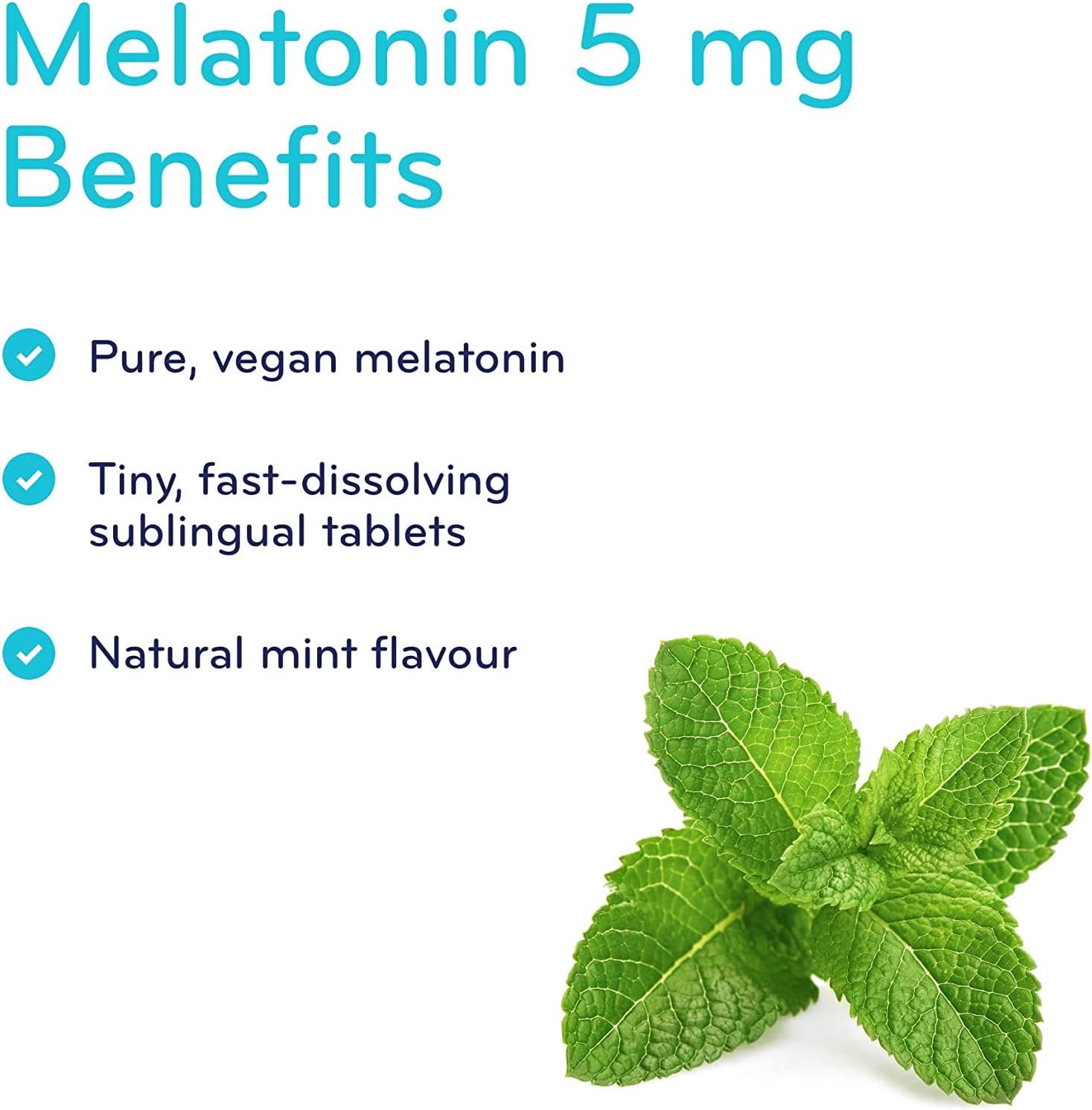 Melatonin 5 mg sublingual | SISU | Mint 90 T