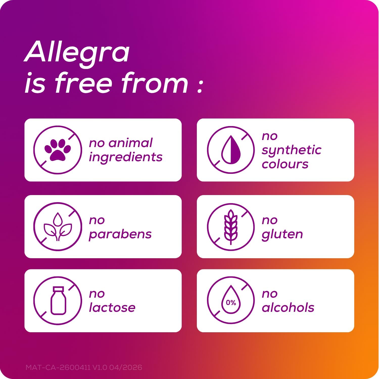 24 Hour Allergy Medication | Allegra® | 12 tab