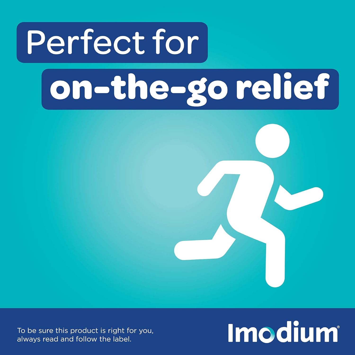 Diarrhea Relief, Quick-Dissolve Mint Flavour Tablets | Imodium | 10 Count