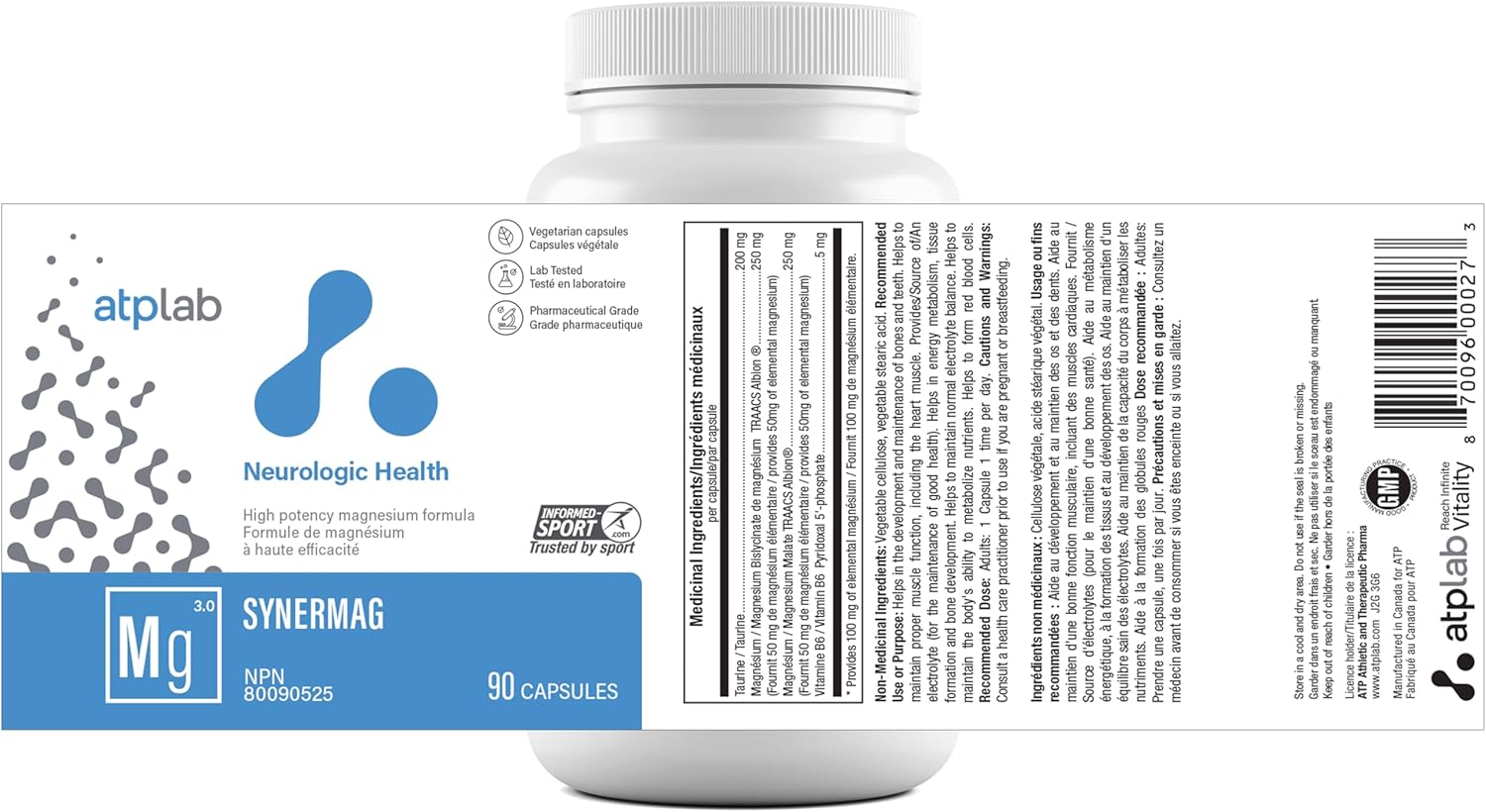 Synermag|ATP LAB|90 caps