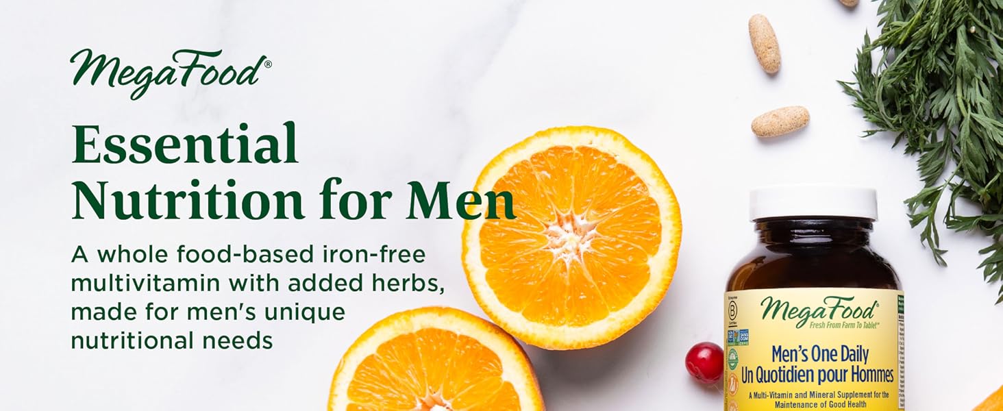 Men’s One Daily | MegaFood® | 30, 72 & 90 Tablets