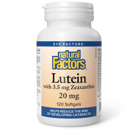 Lutein 20 mg | Natural Factors® | 60, 120, 150 Softgels