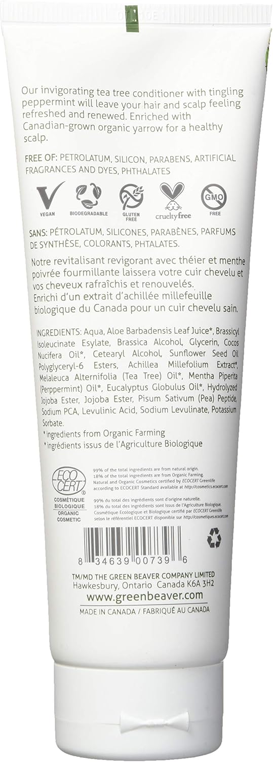 Invigorating Tea Tree Conditioner | Green Beaver® | 240 mL