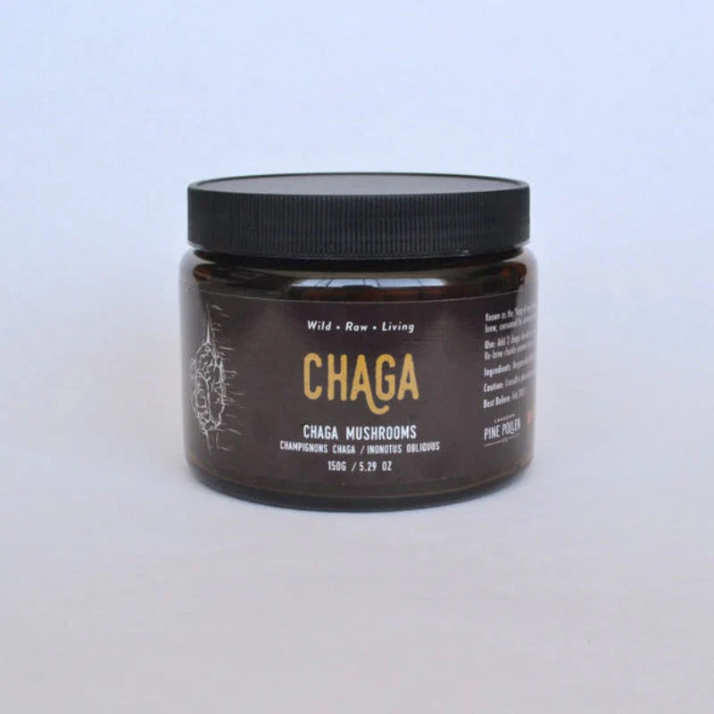 Wild Chaga Mushroom | Canadian Pine Pollen® | 150g (5.3 oz)