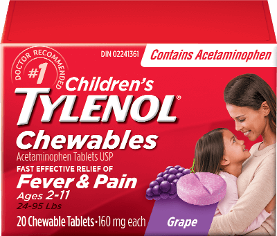 Children's Chewables | TYLENOL® | 20 Tablets