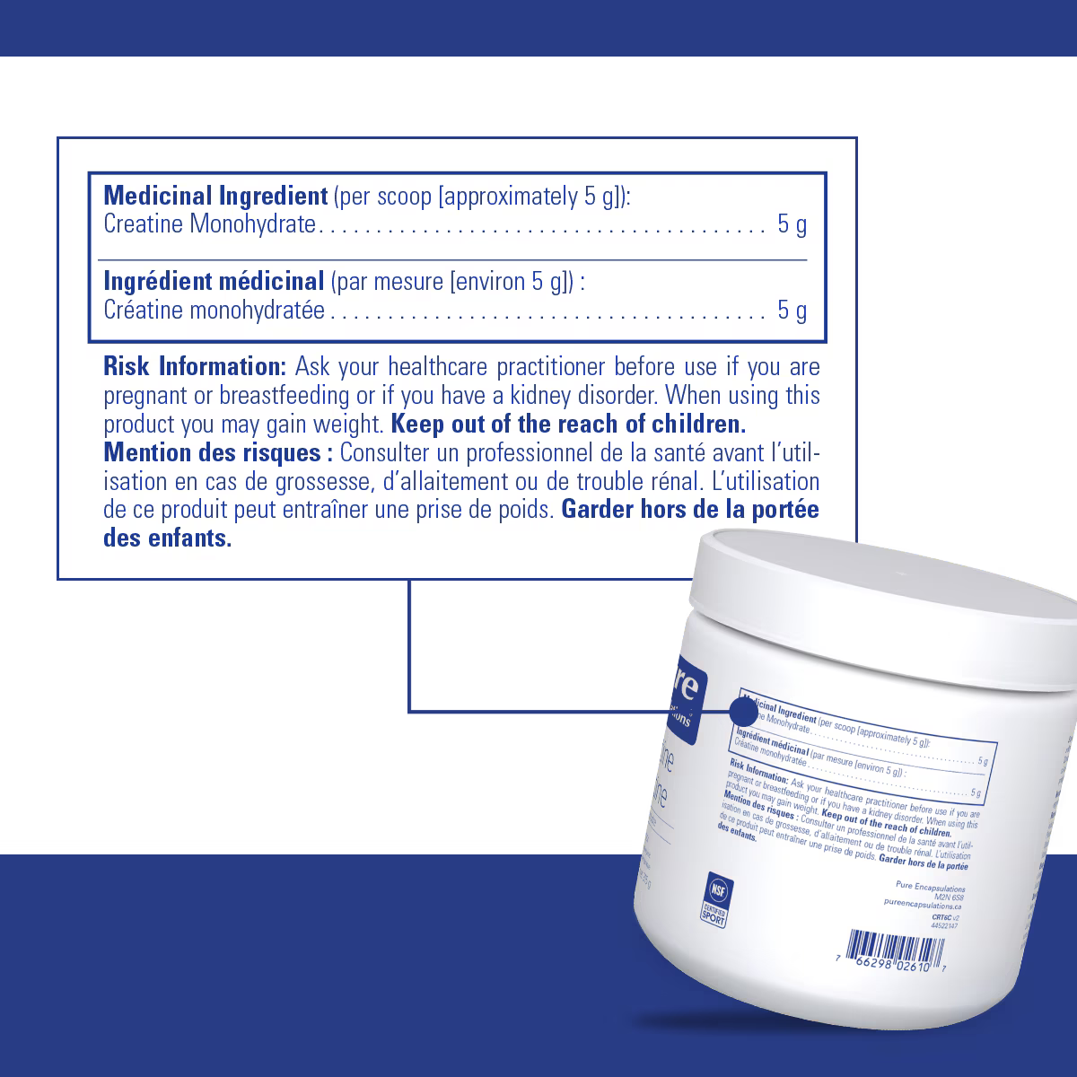Creatine | Pure Encapsulations® | 315 g