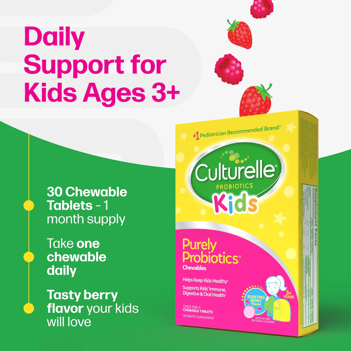Kids Purely Probiotics | Culturelle® | 30 Capsules