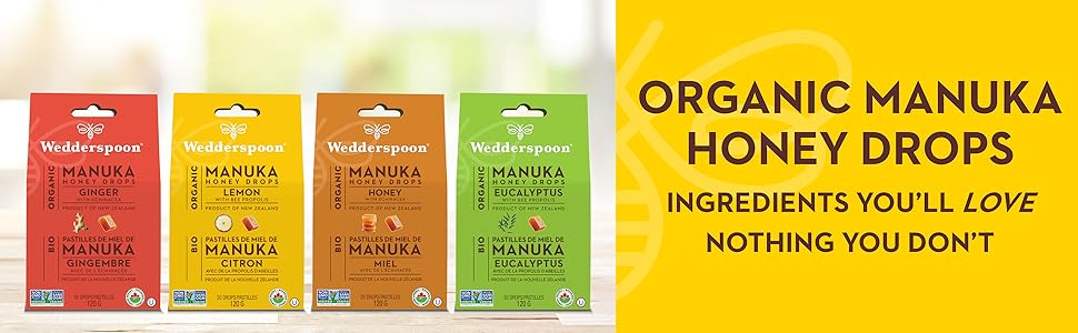 Manuka Honey Drops | Wedderspoon® | Various Flavours