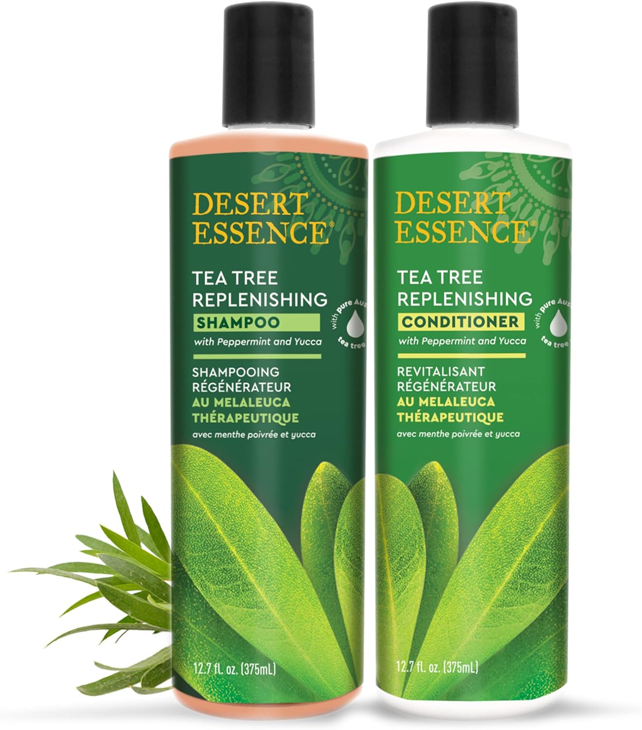 Tea Tree Oil Replenishing Shampoo | Desert Essence® | 375 mL