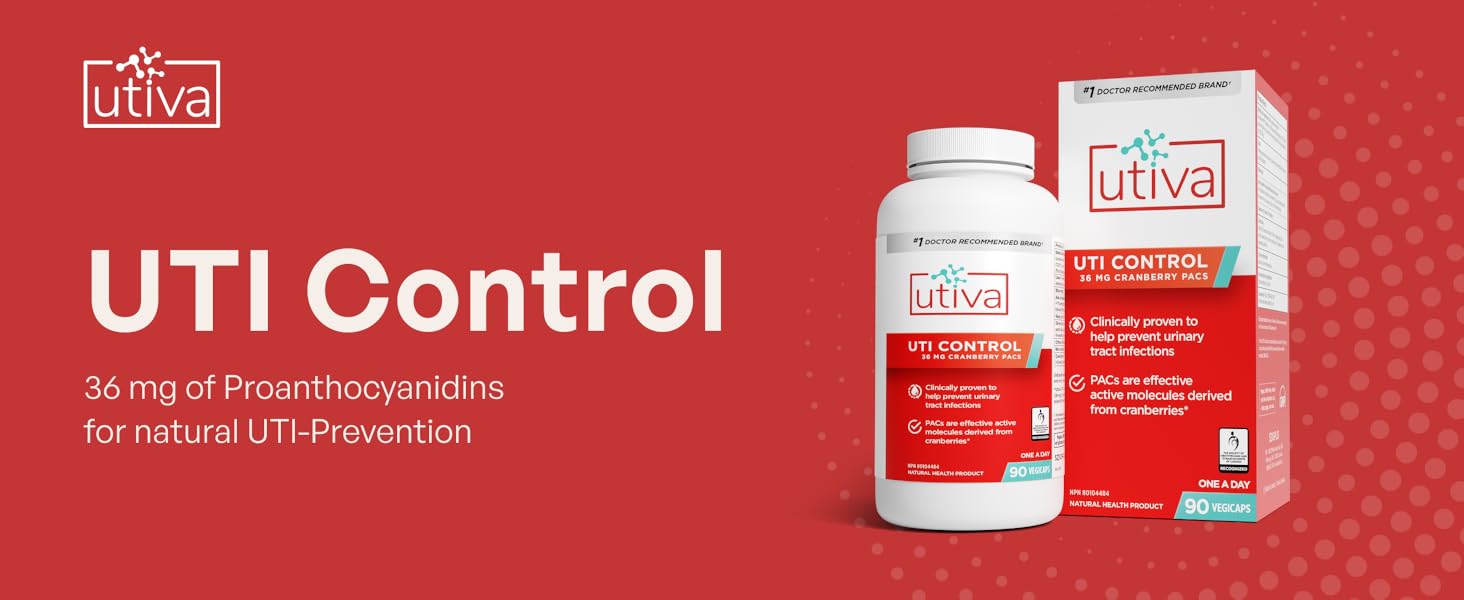 UTI Control | Utiva | 30 Vegi Capsules