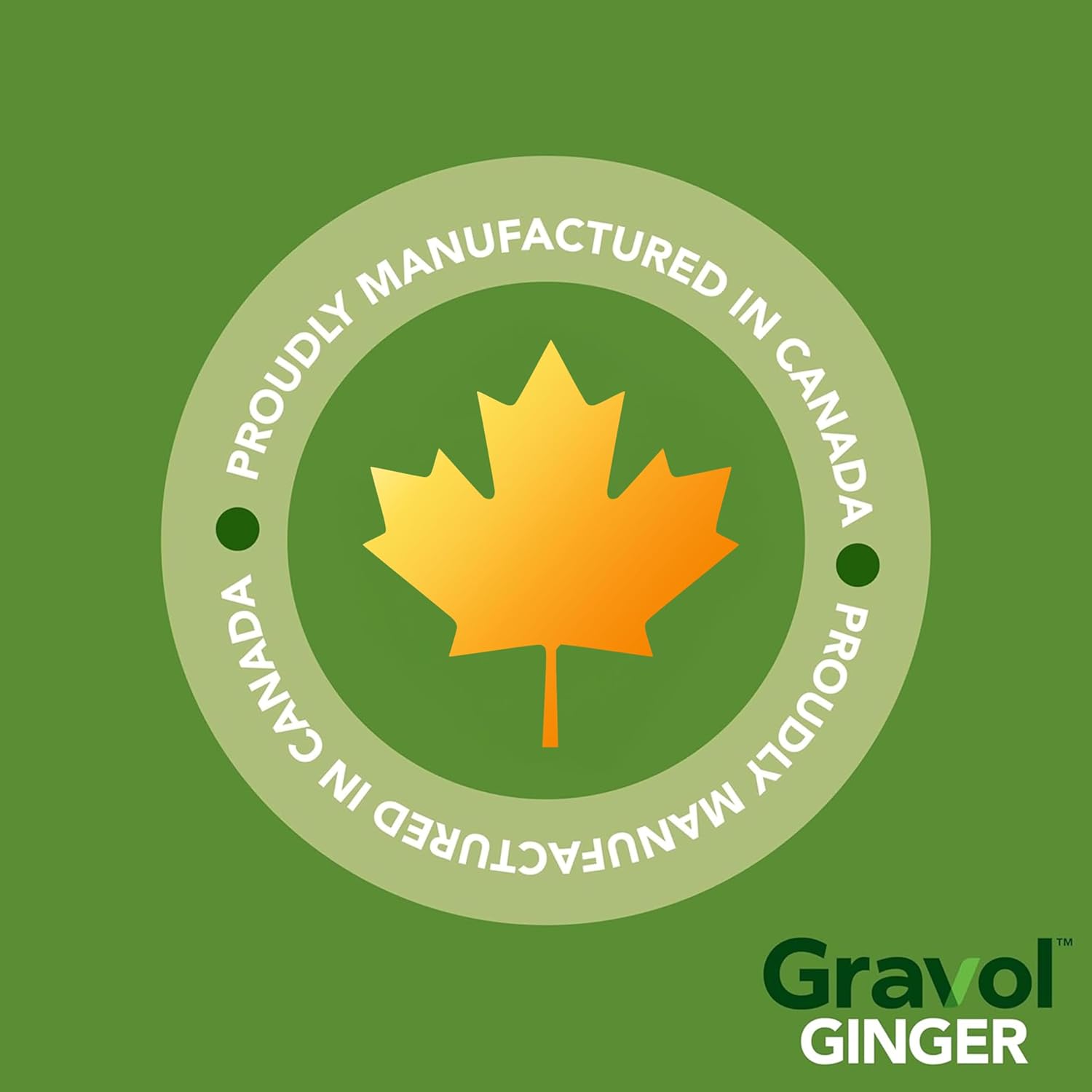Multi-Symptom Tablet, Made in Canada |Gravol Ginger™| 20 Tab