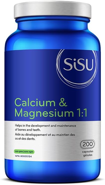 Calcium & Magnesium 1:1 Caps | SISU | 200caps
