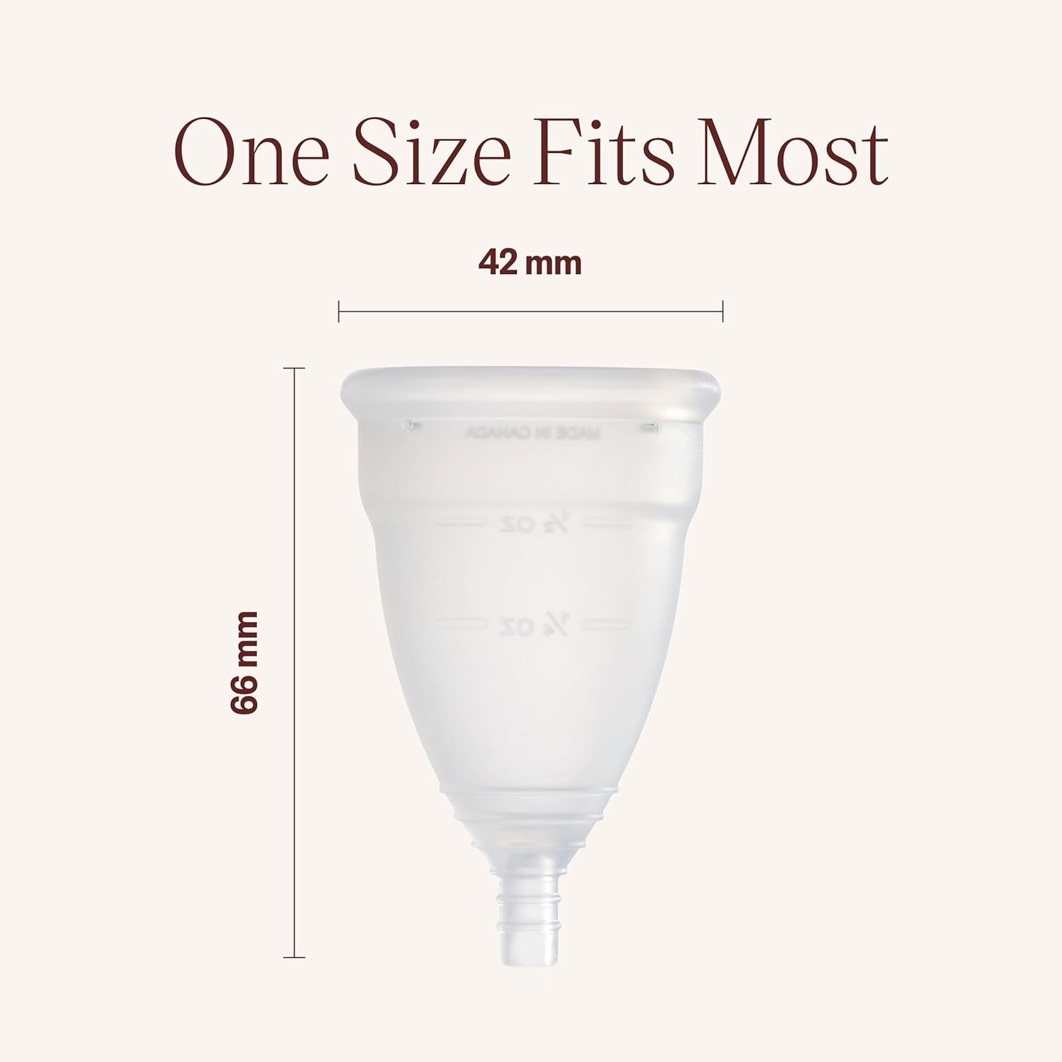 Reusable Menstrual Cup | Diva™ | Model 1 – 26ml / 1.01 fl oz