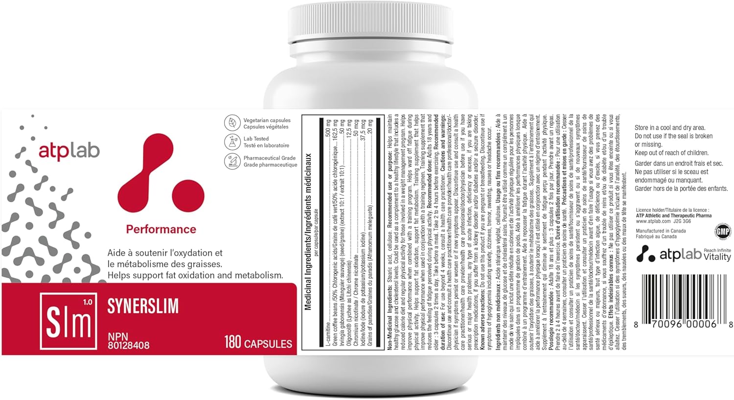 Synerslim|ATP LAB|180 CAPs