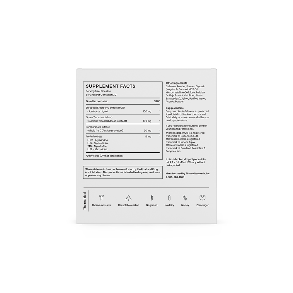 Prebiotic + | Thorne® | 30 Discs