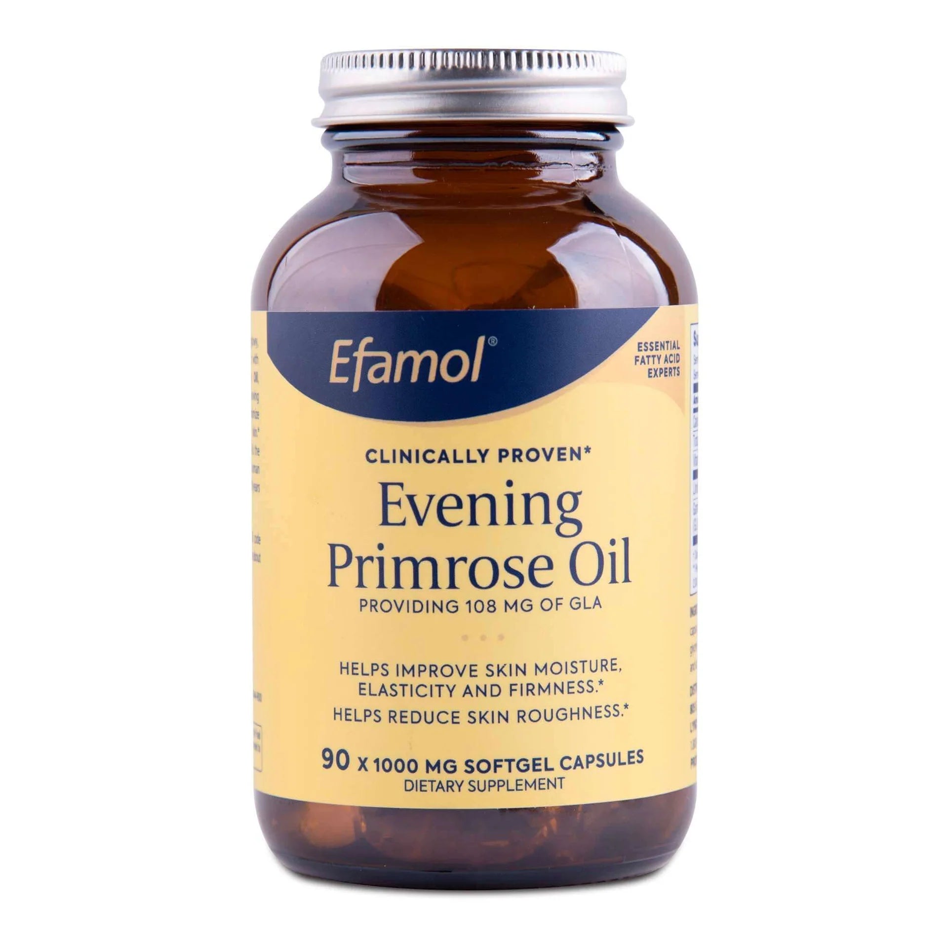 Pure Evening Primrose Oilwith Omega-6 GLA - 1000 mg | Efamol | 90 OR 180 softgel