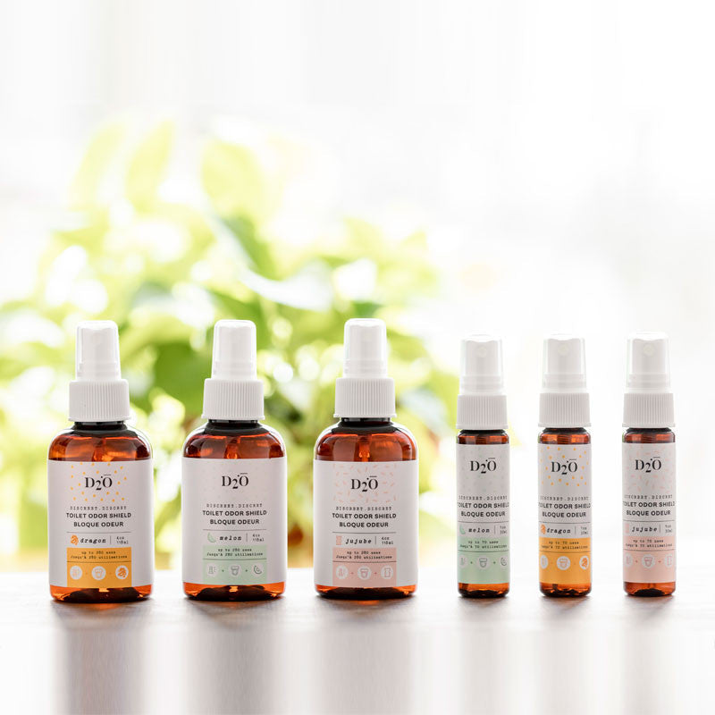 Ensemble de 6 Bloque-Odeurs Melon, Jujube et Dragon – Formats 118ml & 30ml