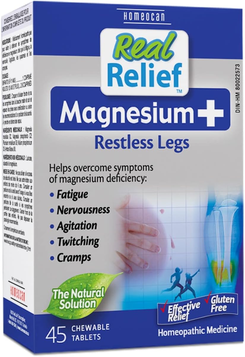 Real Relief Magnesium+ | HOMÉOCAN |45 Tablets