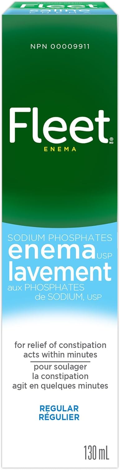 Saline Enema( Laxatives for Constipation Relief)| Fleet | 130 mL