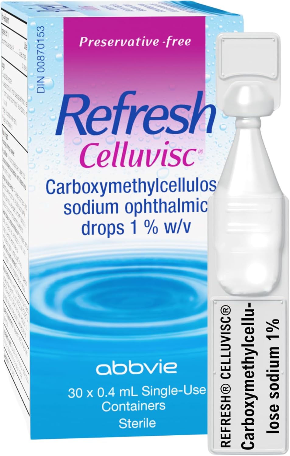 CELLUVISC Ophthalmic Solution|REFRESH| 30 x 0.4 mL